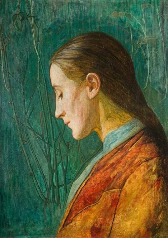 Portrait Of A Reflective Lady