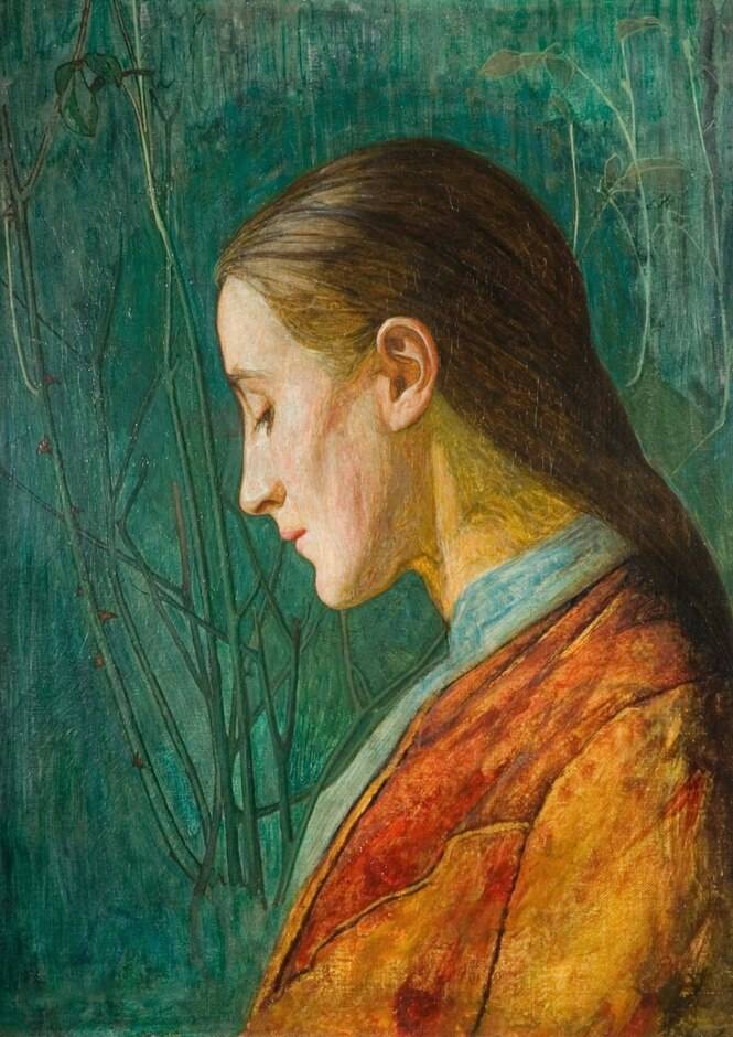 Portrait Of A Reflective Lady